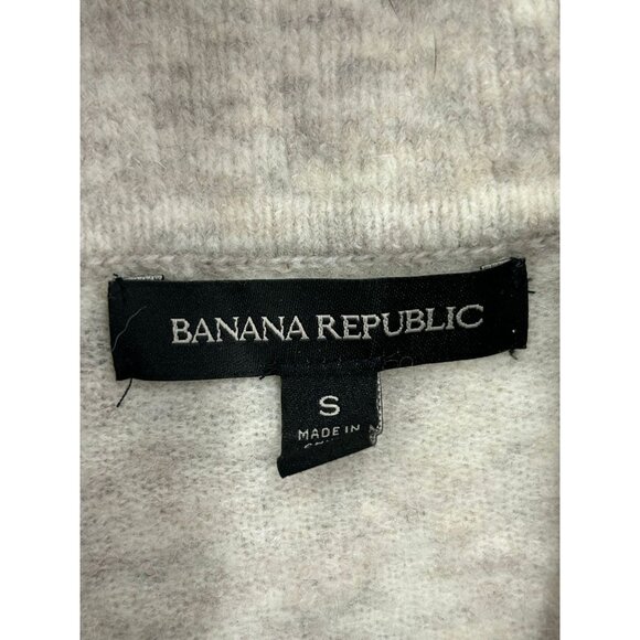 Banana Republic Womens Small Beige Cowl Neck Sweater Wool & Alpaca Blend - Picture 3 of 10